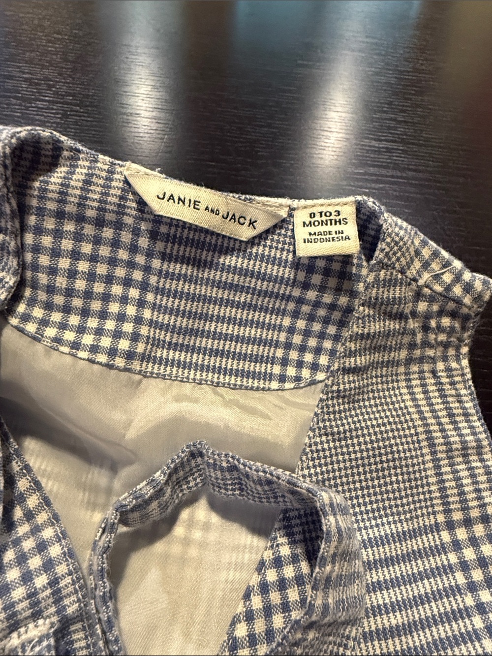 Janie and Jack Blue Plaid Vest and Shorts Set - Picture 2 of 3